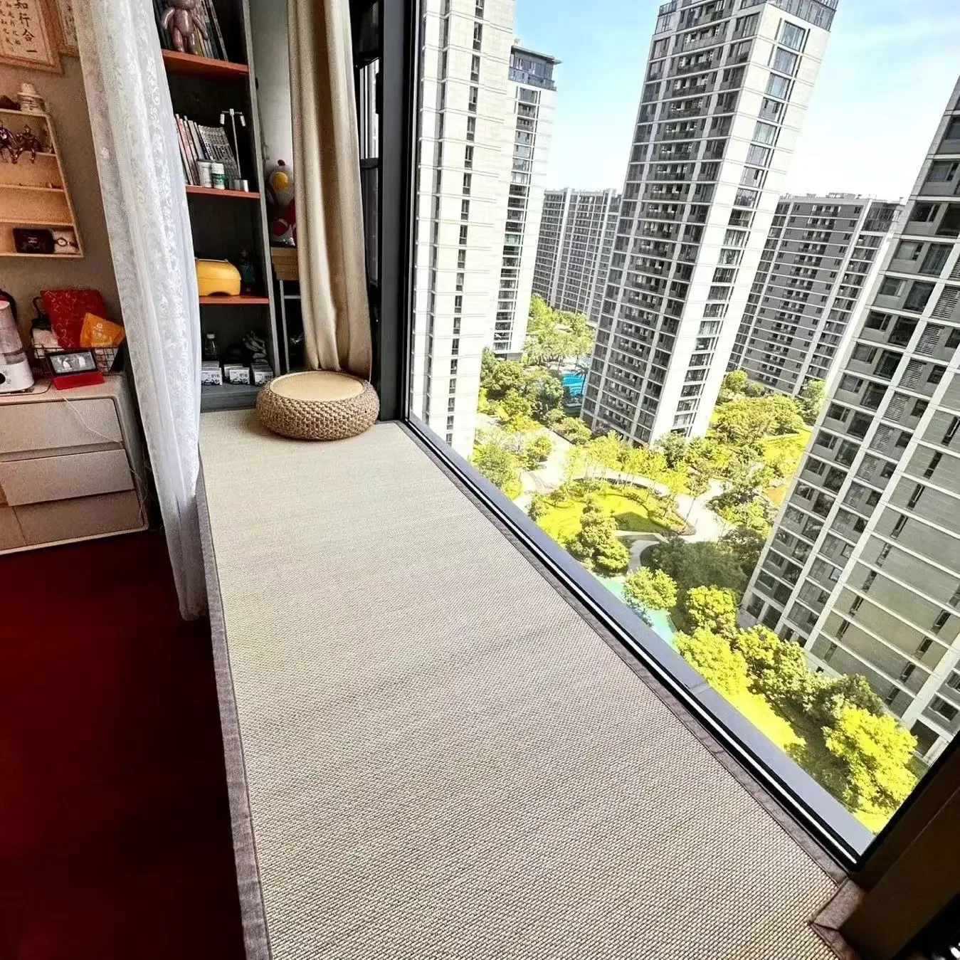 Балконные накладки на четыре сезона из килимков порог Cavernous в японском стиле T4-18