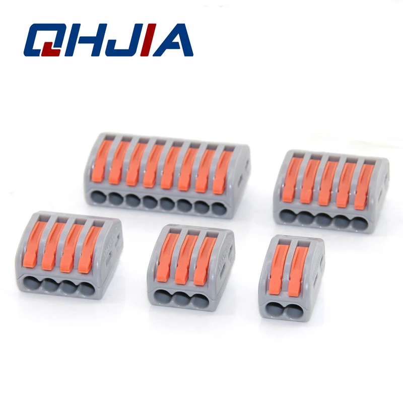 

Wire Connectors Universal Electrical Cable Quick Home Compact Wire Connection Push-in Conductor Home Wiring Terminal Block