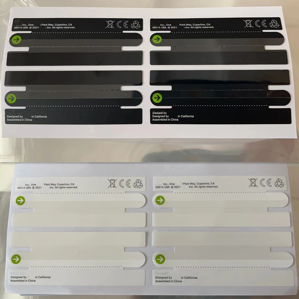 

100Sets/Sealing Sticker Packaging Box Sticker For iPhone 13 Mini 13 pro Max Paste Stickers Top and Buttom