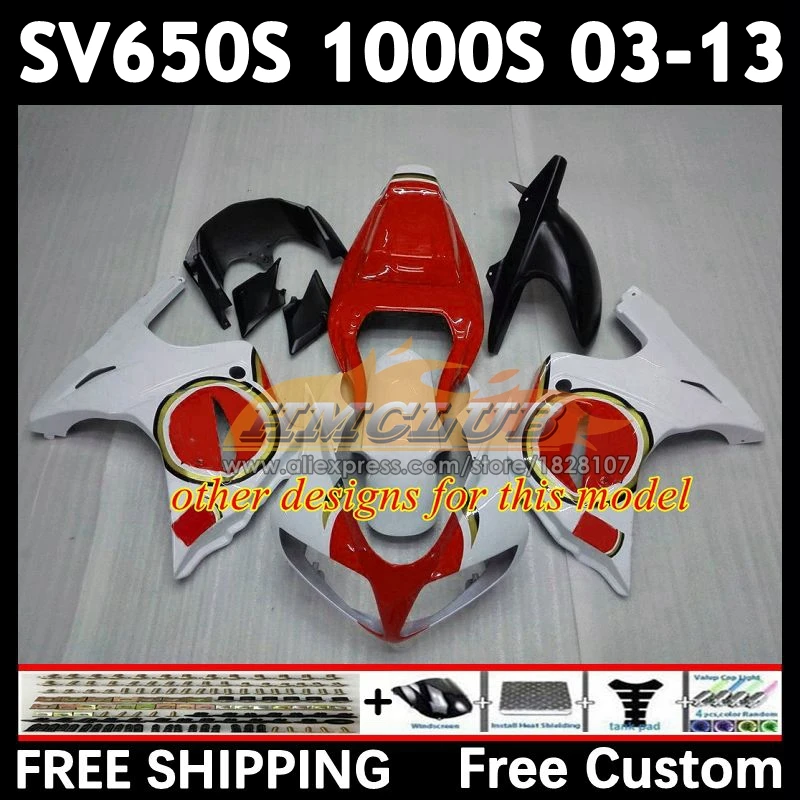 Обтекатель для SUZUKI SV650S SV650 1000 03 04 05 06 07 08 22No.78 SV1000S SV 650S 1000S 2009 2010 2011 2012 2013