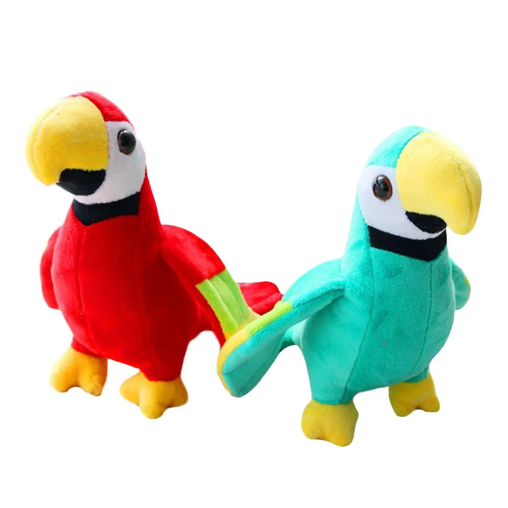 

Parrot Green Home Decor Fluffy Animal Plaything Adorable Simulation Shape Kids Shaped Animals For Kidsations The Home