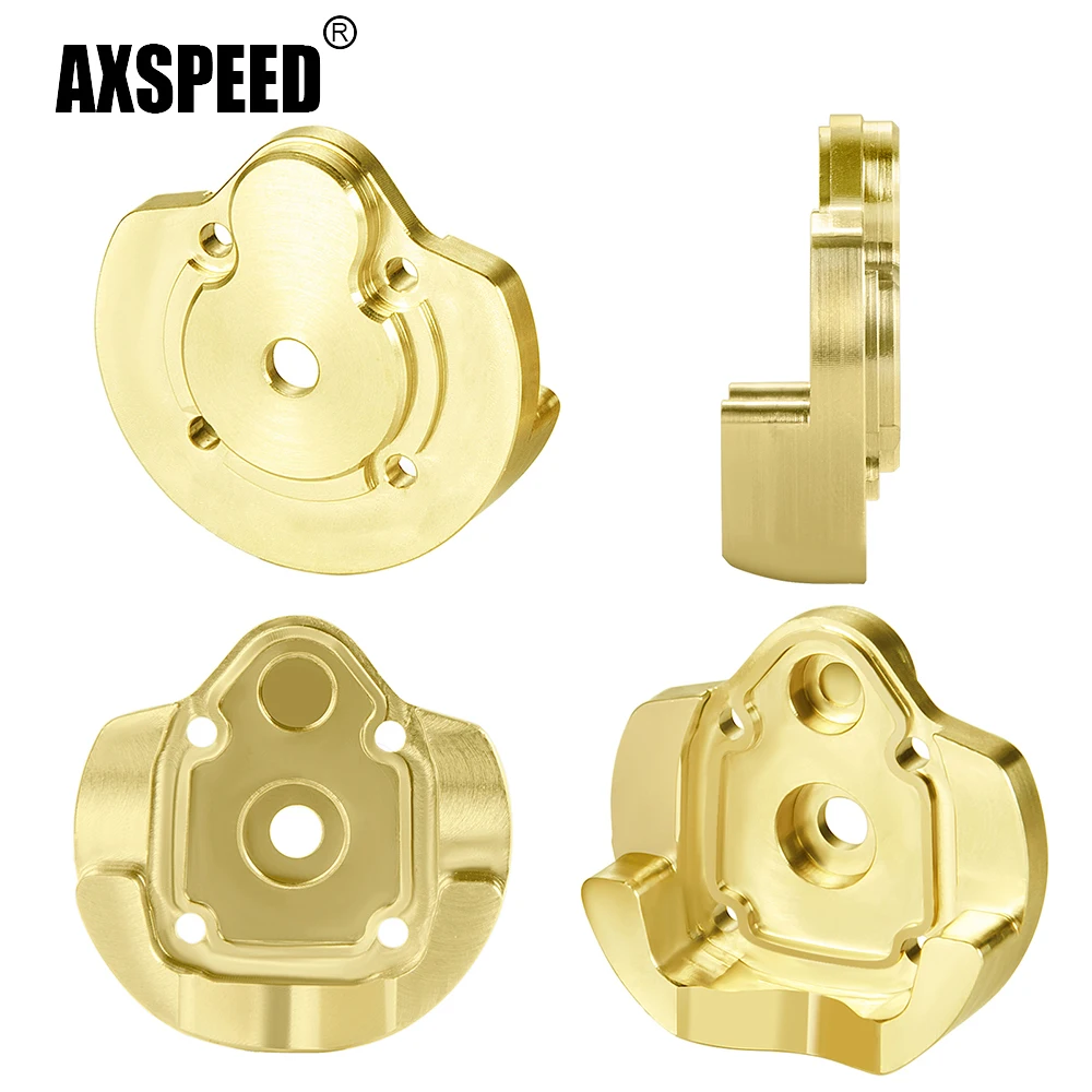 

AXSPEED 2/4Pcs Brass Outer Portal Covers Counterweight for Axial UTB18 Capra 1/18 RC Buggy Model Upgrade Accessories Parts