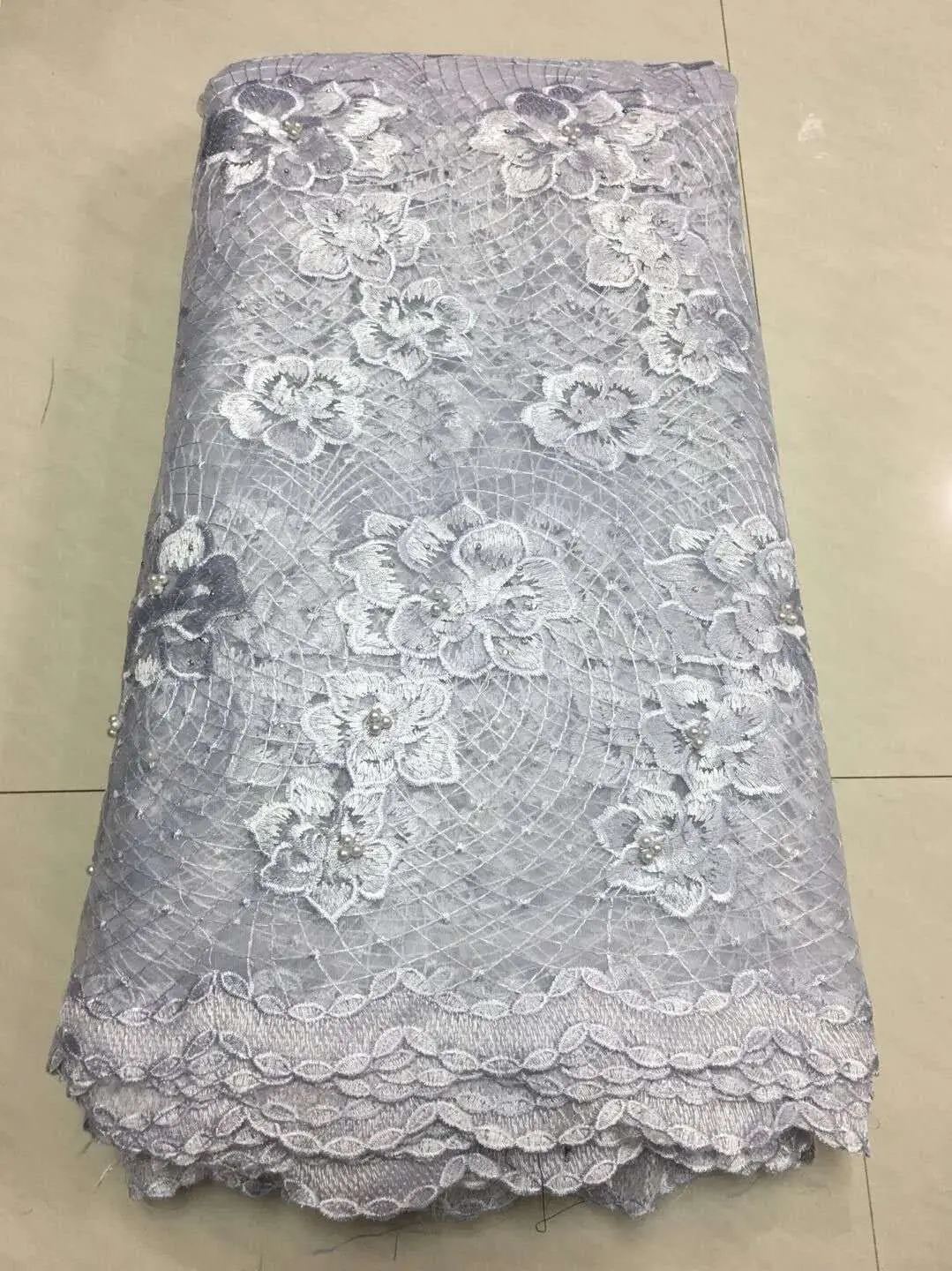 

African Fabric 2018 Colorful Guipure Lace Fabric ! High Quality African Swiss Voile Lace Fabric for Nigerian Wedding 5Y ZJ013