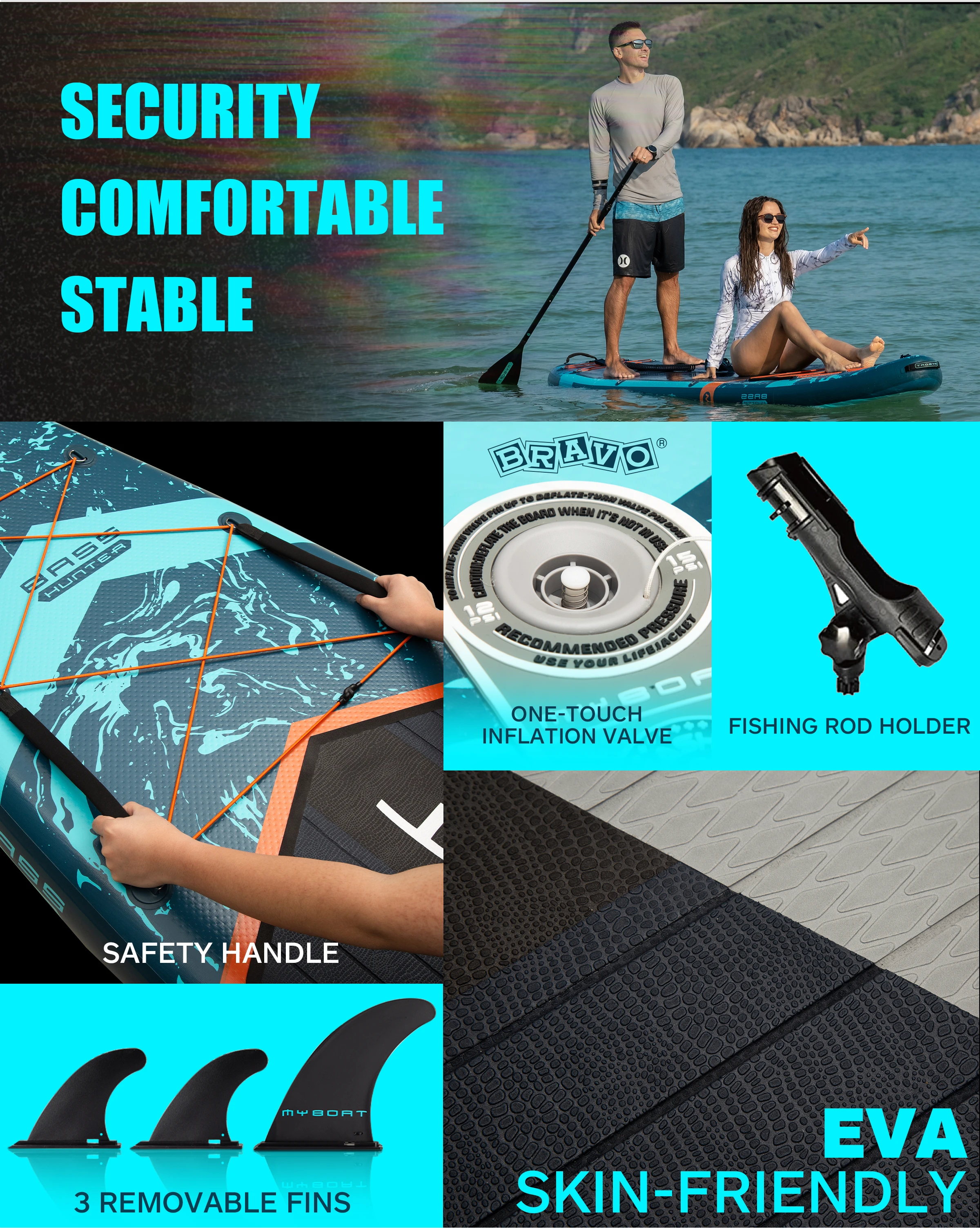 Высококачественная гоночная доска для серфинга MYBOAT 11'6''x34''x6'', рыболовные весла, падлборды, надувная доска для сапсерфинга с сиденьем. (art.: 3920dce861da6) - 3920dce861da6