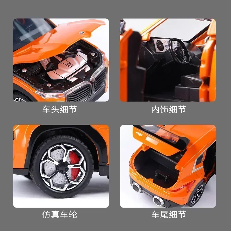 Модель внедорожника с двойным распылителем в масштабе 1:24 BMW XM модель автомобиля