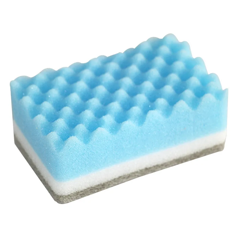 

Density Small Pan Bowl Wave Sponge Microfiber Cloth Kitchen Toilet Mesa Clean Dish Sponge