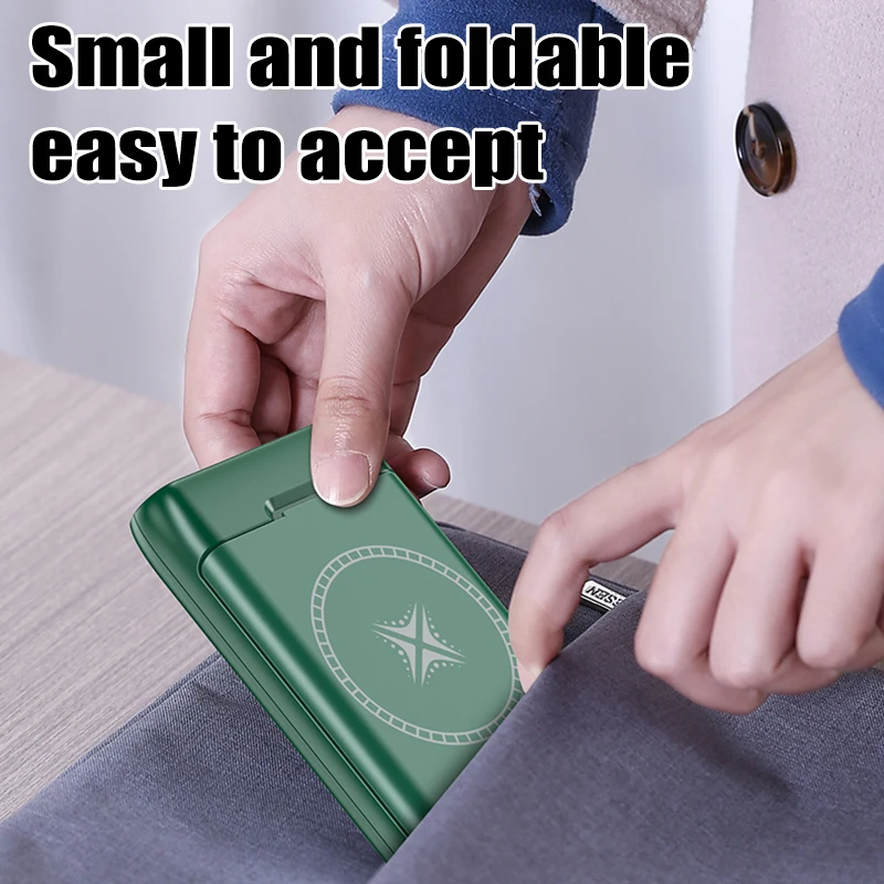 

New 10000mAh Power Bank 2 In 1 10W Wireless Charging PD22.5W Fast Charging External Battery With Digital Display