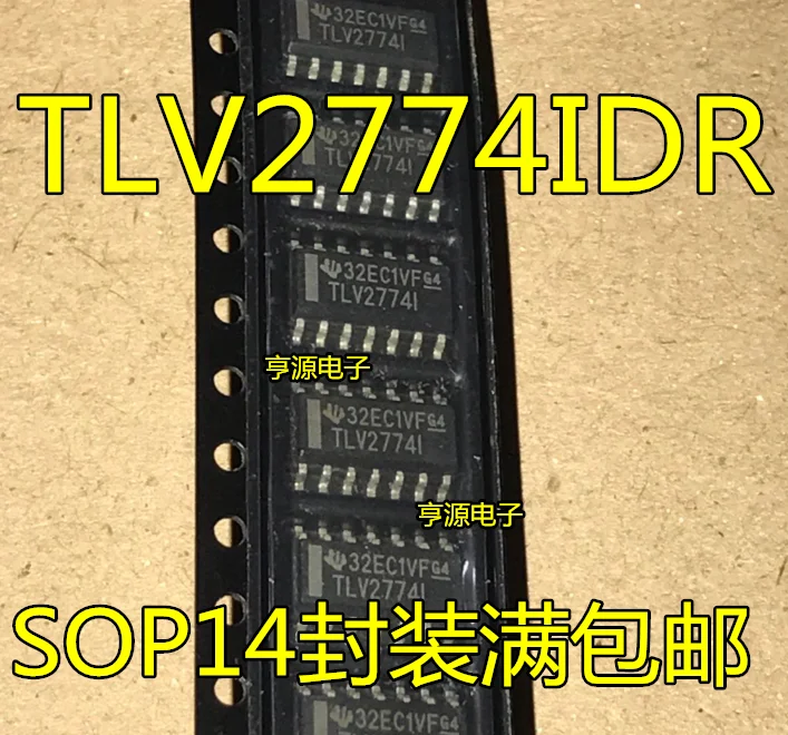 

free shippingTLV2774IDR TLV2774ID TLV2774I SOP-8 15pcs