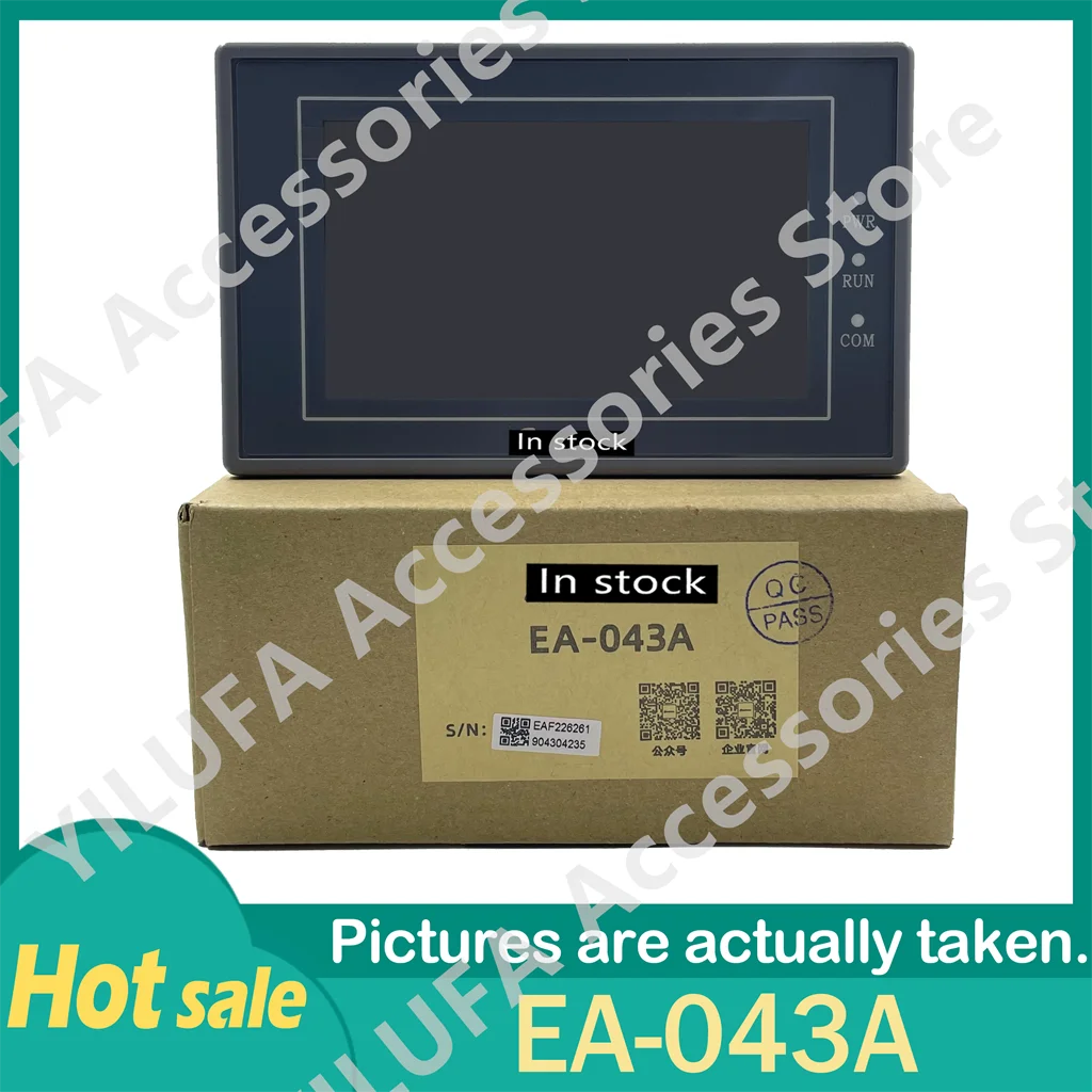 100% Working EA-043A EA043A 4.3 Inch Touch Screen HMI  Screen In Box