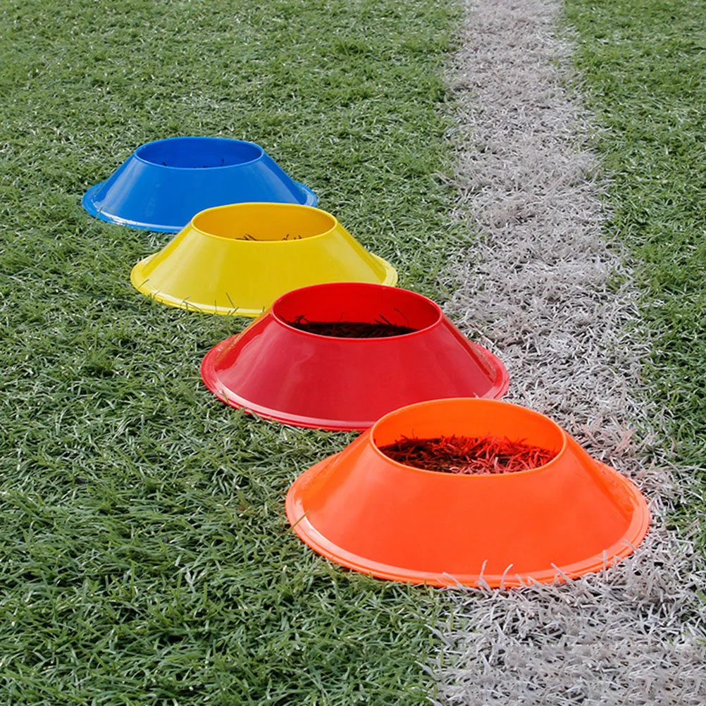 

10 Pcs Train Cone Soccer Training Supplies Accessories Outdoor Football Obstacle Sports Equipment