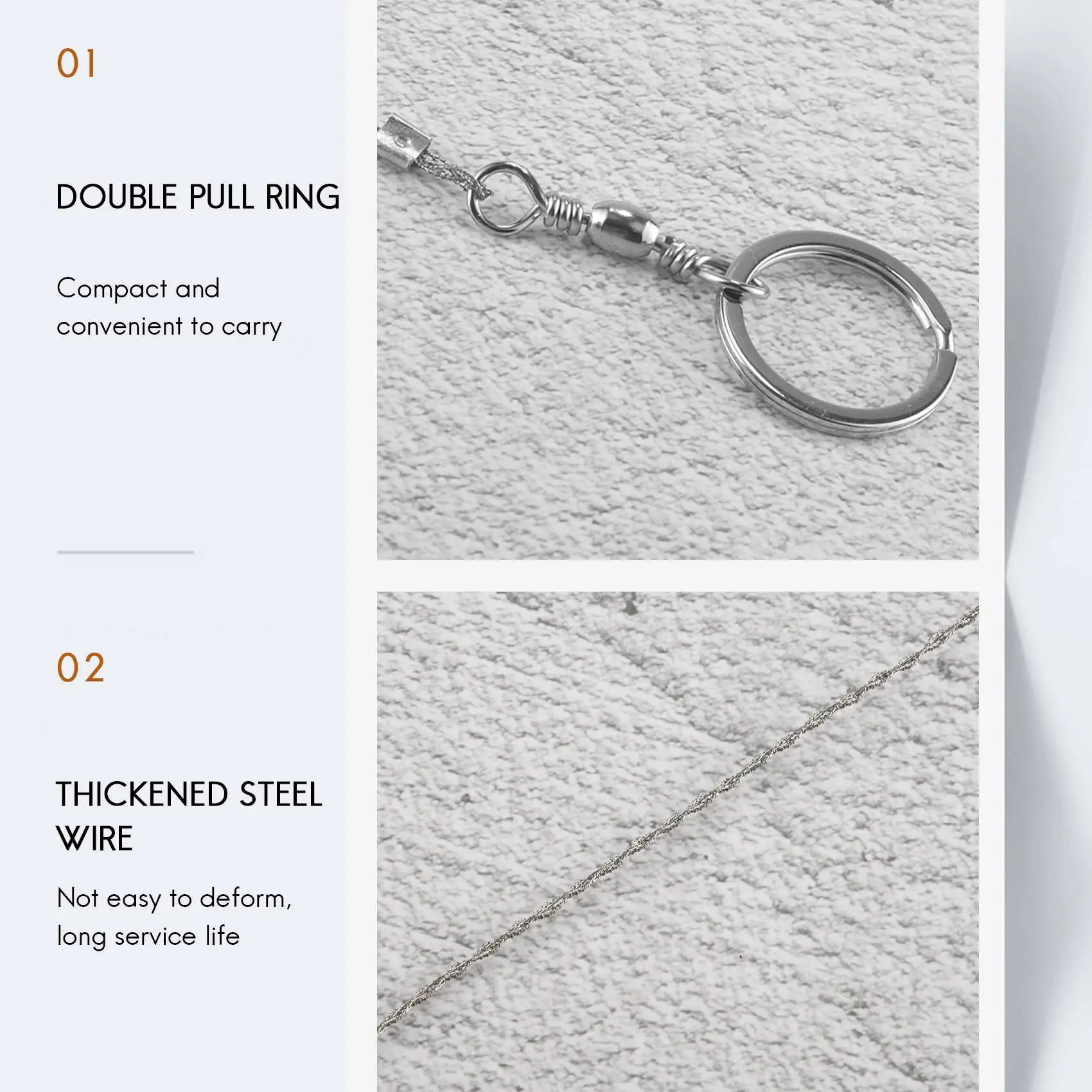 Уличная веревочная пила ручной работы 304 проволочная из нержавеющей стали для