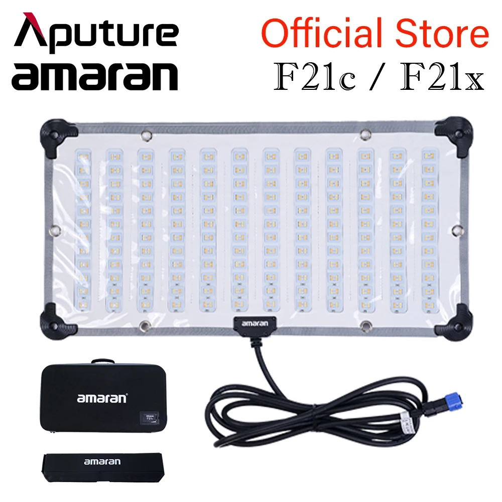 Aputure Amaran F21C/F21X Гибкая фотовспышка для студийной видеосъемки с полным цветом 2500-7500K