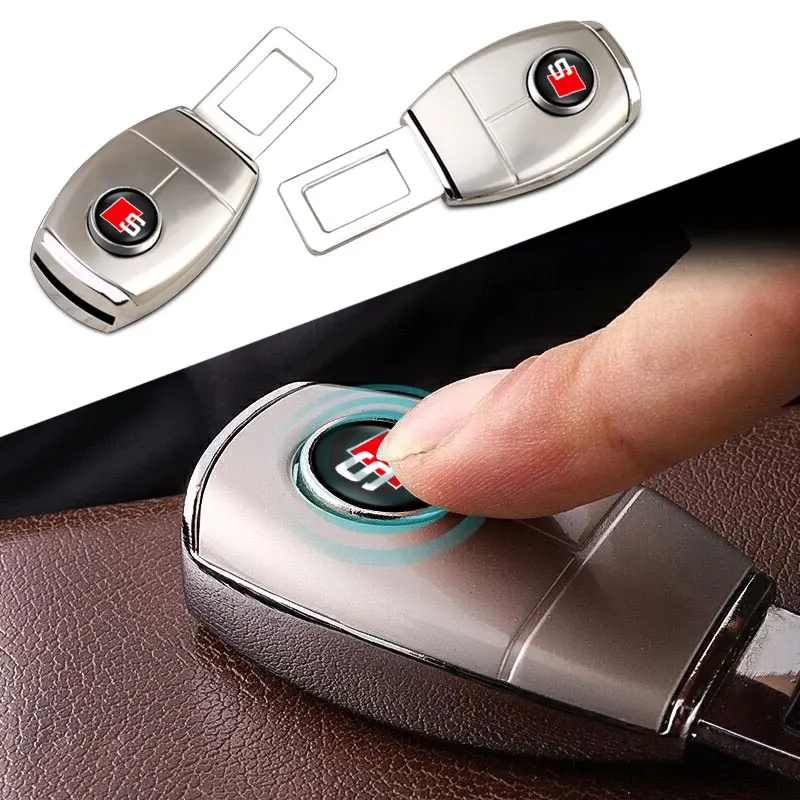 

1pcs Car Seat Belt Clip Extender Safety Seatbelt Lock Buckle Plug For Audi Sline A7 A6 A5 A4 A3 A1 A8 TT Q3 Q5 Q7 S3 S4 S5 S8