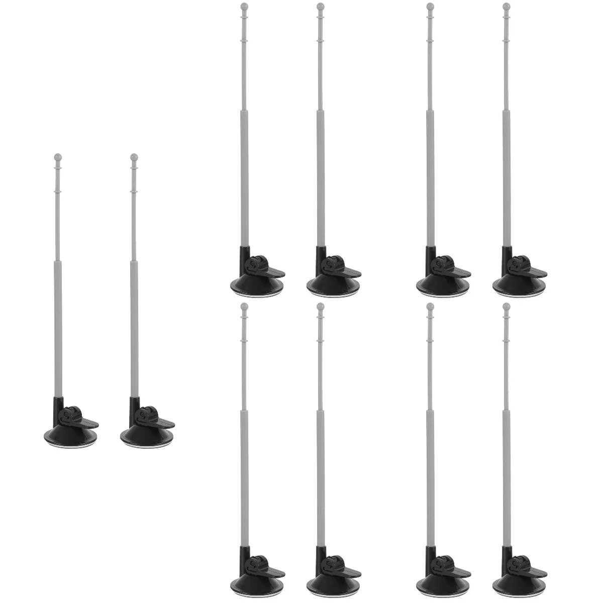 

10 шт., держатель для флага на присоске