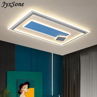 simple led ceiling lamp remote control for office restaurant kitchen bedroom coffee bar childrens room study living room lights