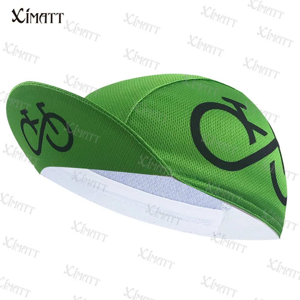 

2022 XIMATT Green Fresh Style Cycling Caps Essential Hat For Outdoor Bicycle Sport Sweat-Absorbing Quick-Drying Shade Breathable