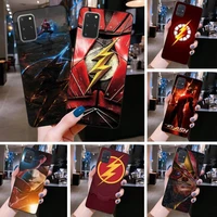 superhero the flash phone case for samsung galaxy s21 plus ultra s20 fe m11 s8 s9 plus s10 5g lite 2020