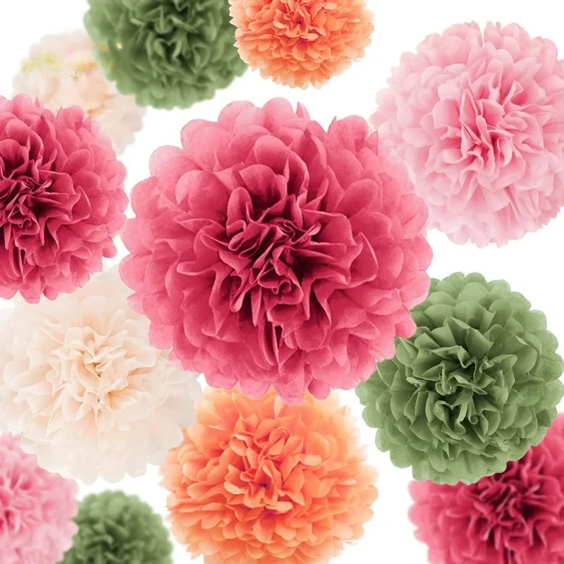 15 шт. Горячий Розовый Шалфей зеленая бумага цвета слоновой кости фотообои для