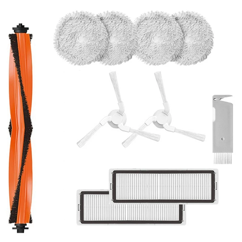 

For Xiaomi STYTJ06ZHM Vacuum Cleaner Accessories, Main Side Brush, HEPA Filter, Mop Cloth Spar Parts