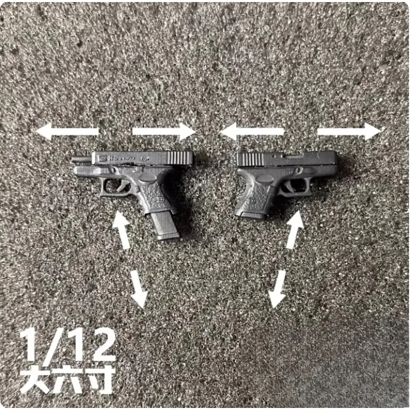 Фото Миниатюрная модель пистолета G26 из смолы в масштабе 1/12, подходит для 6-дюймовых фигурок, аксессуары для кукол Notaman №4