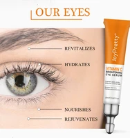 2pcs remove dark circles bags anti wrinkle massage firming brightening eye cream vitamin c eye serum