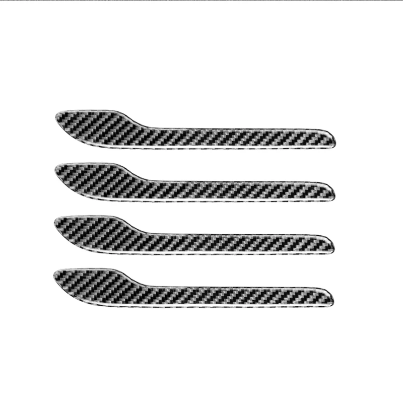 

Наклейка на дверную ручку автомобиля, из углеродного волокна для Tesla Model Y 2017-2021