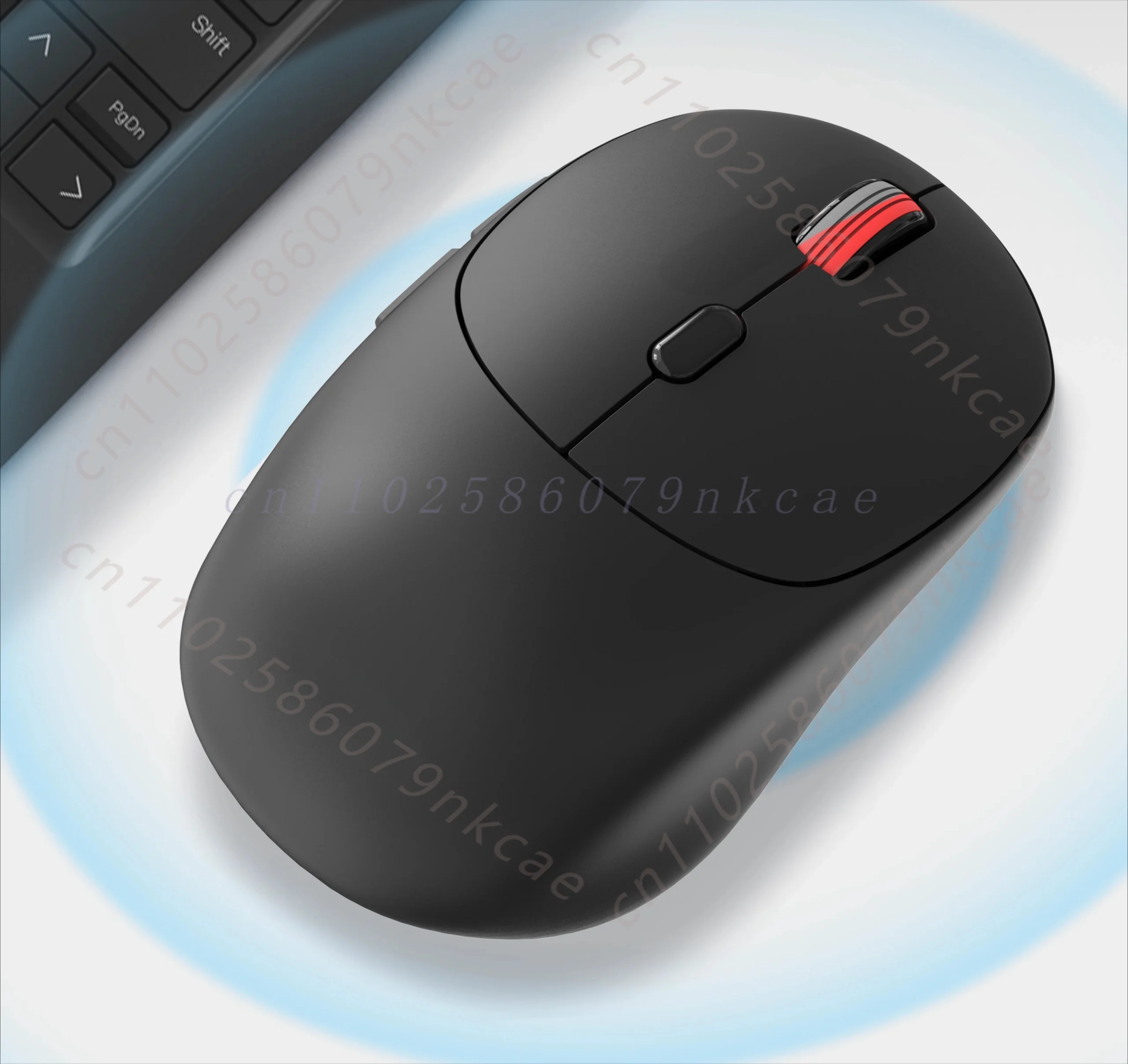 Фото Беспроводная мягкая мышь Thinkplus WL300 для ноутбуков Lenovo, версия с аккумулятором, для офиса и игр. №3