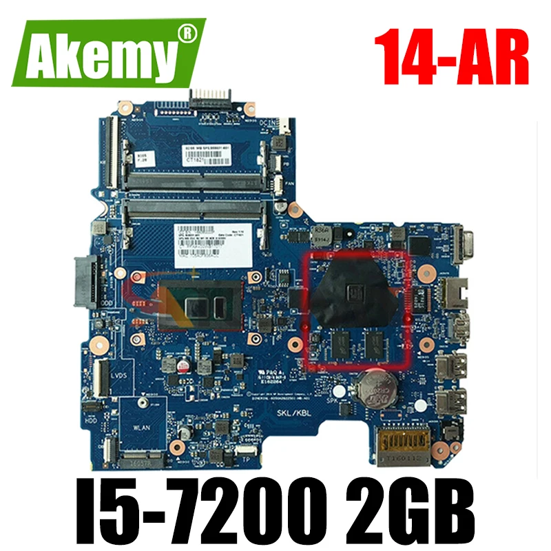 

Akemy 902591-001 902591-501 902591-601 for HP 14-AR 14-AM Series Laptop Motherboard 6050A2822501 with I5-7200 R5M1-30 2GB Tested