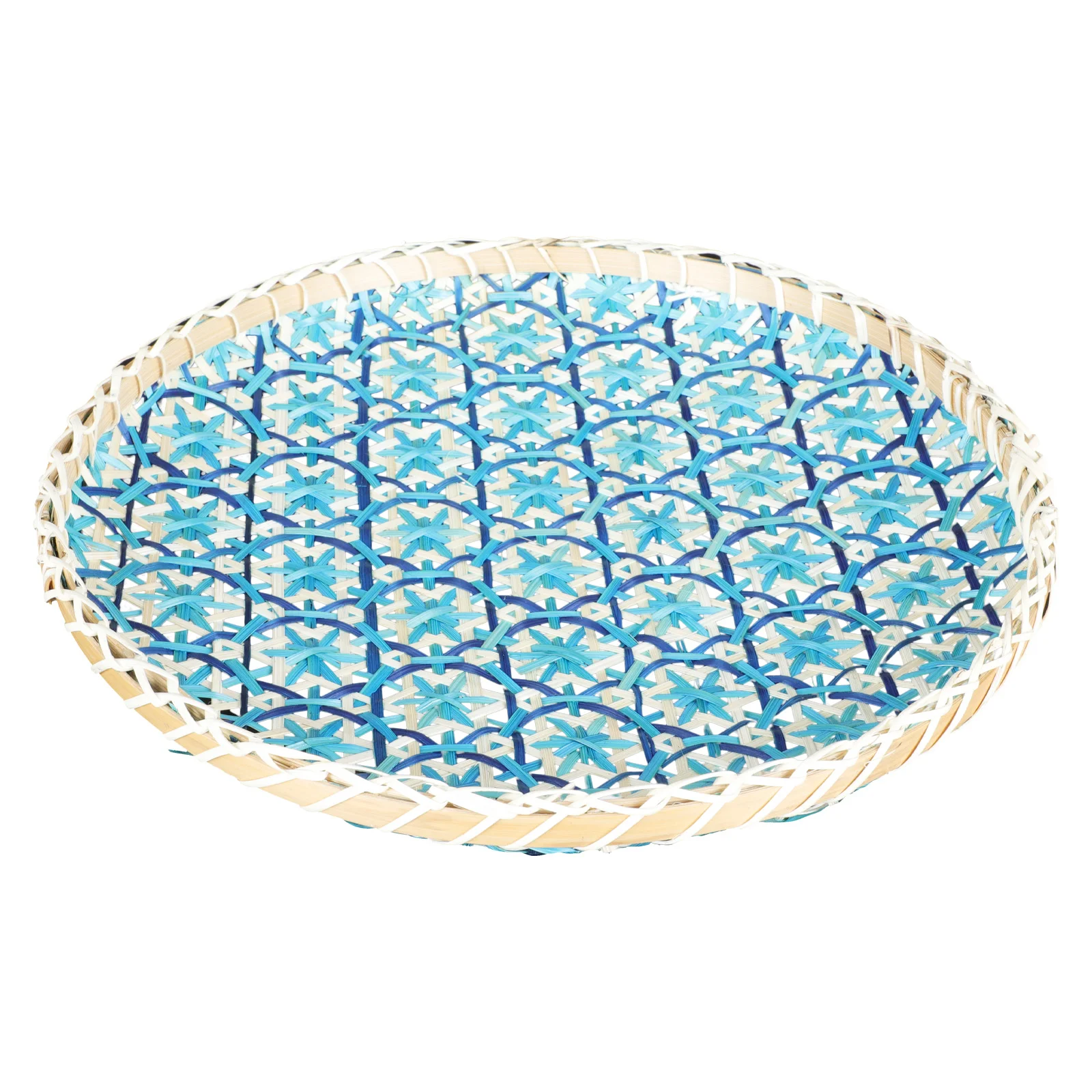 

Wall Basket Wicker Tray Decorative Hanging Woven Baskets Bread Tapestryservingdecor Fruit
