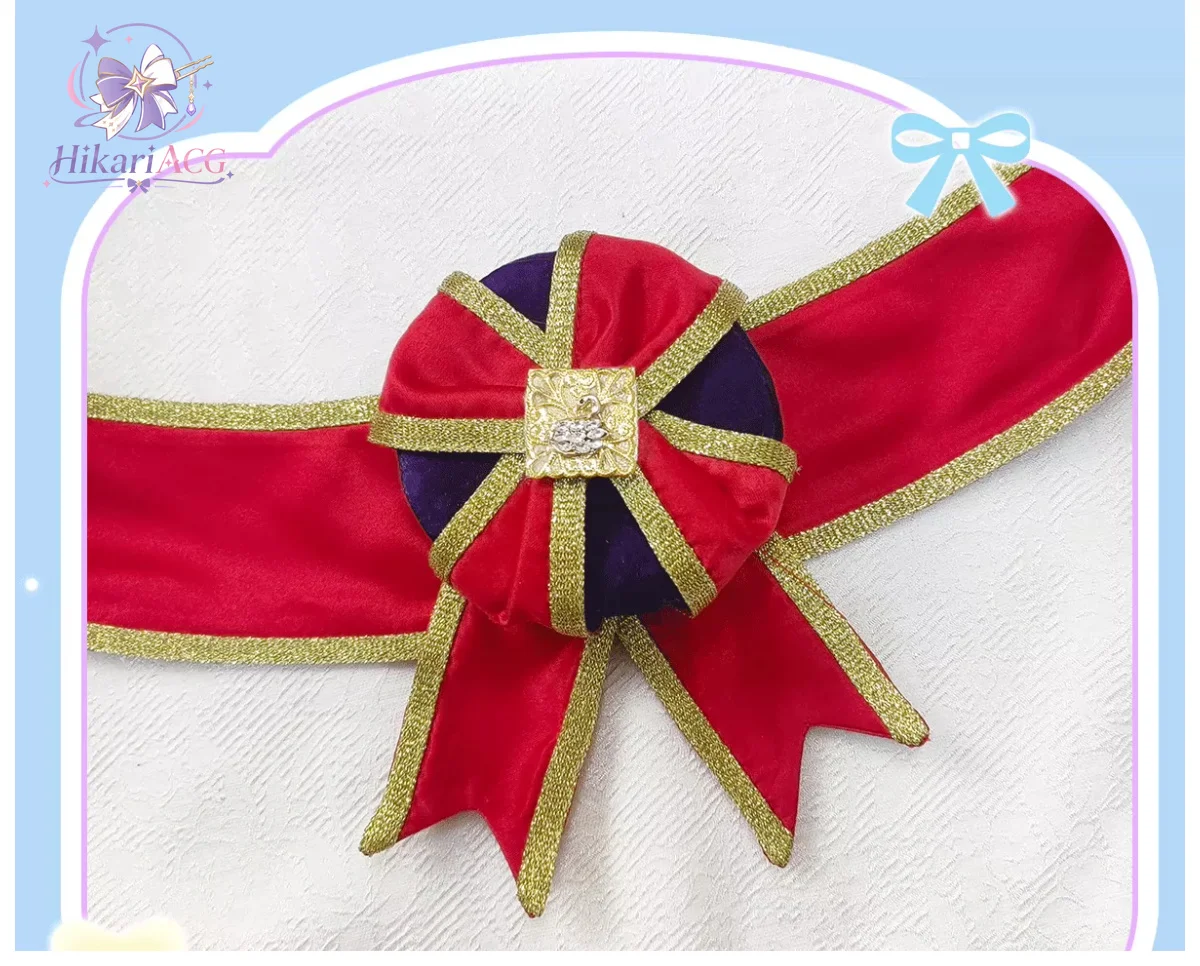 Фото Костюм для аниме-комиксов Aikatsu! Костюм для косплея Oozora Akari Swan Lake, полный комплект, предзаказ, униформа для сценических выступлений, для вечеринок и Хэллоуина №3