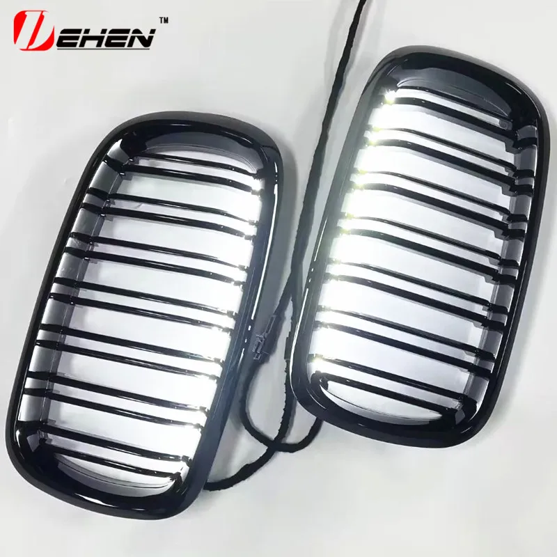 

Для BMW1 2 3 4 5 6 7 серии E81 E87 E90 E92 E93 E39 E60 E53 E70 E71 E89 со светодиодной подсветкой Автомобильный передний бампер Решетка почек b