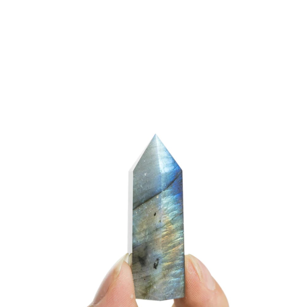 

Натуральный лунный камень колонна 4-8 см