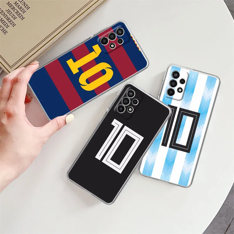 

FootBall Number 10 30 19 Case For Samsung Galaxy A52 A51 A12 A21s A71 A32 A22 5G A50 A70 A53 A31 A12 A02s A13 A20s A20e Fundas