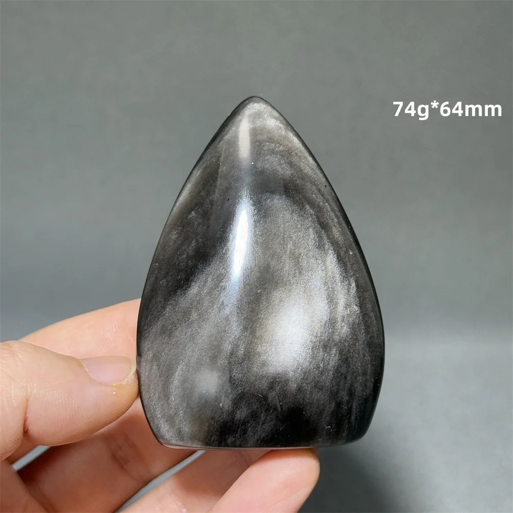 

Серебряный обсидиан, фонарик