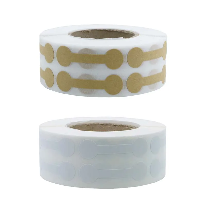 

Бирки для ювелирных изделий самоклеящиеся, белые, без рисунка, 500/1000 шт.