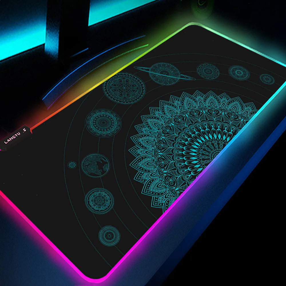 

Arcane Mouse Pad Personal Design Gamer Mat Backlit Table Mat LED Ultra Large Mouse Pads Rubber Luminous Pad Mouse RGB Mat Deco