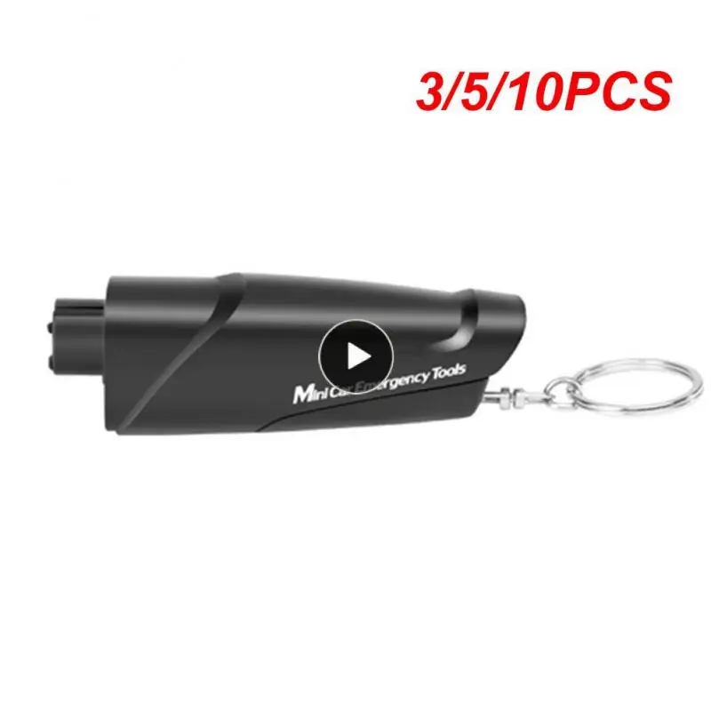 

3/5/10PCS Mini Portable Keychain Multifunctional Car Window Breaker Universal Car Safety Emergency Tool Car Accessories