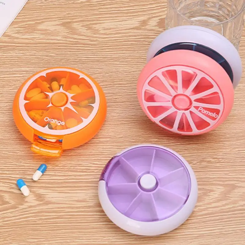 

Weekly Pill Organizer Portable Pill Case 7Days Weekly Organizer Storage Box Pills Container With 7 Compartments For Pills