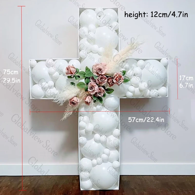 Пасхальные украшения в форме Креста наполнитель для воздушных шаров декор