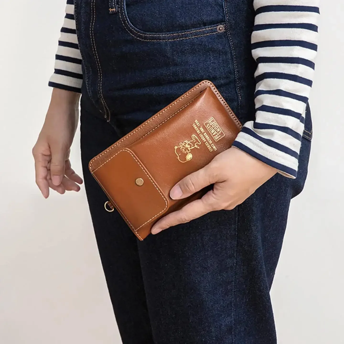 Snoopy Puppy Dog с несколькими позициями для карт милый кошелек вертикальный через