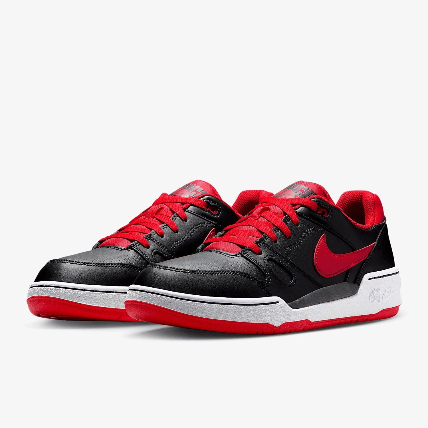 Фото Nike Full Force Low Стильные универсальные простые теплые нескользящие низкие кроссовки мужские черные классические повседневные кроссовки в стиле ретро FB1362-006 №1