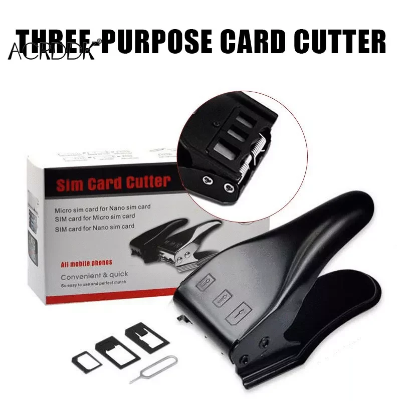 

3In 1 Micro/Standard to Nano SIM Card Cutter Tool for Apple for iPhone 6/7/8 Smart Phone Accessories FC