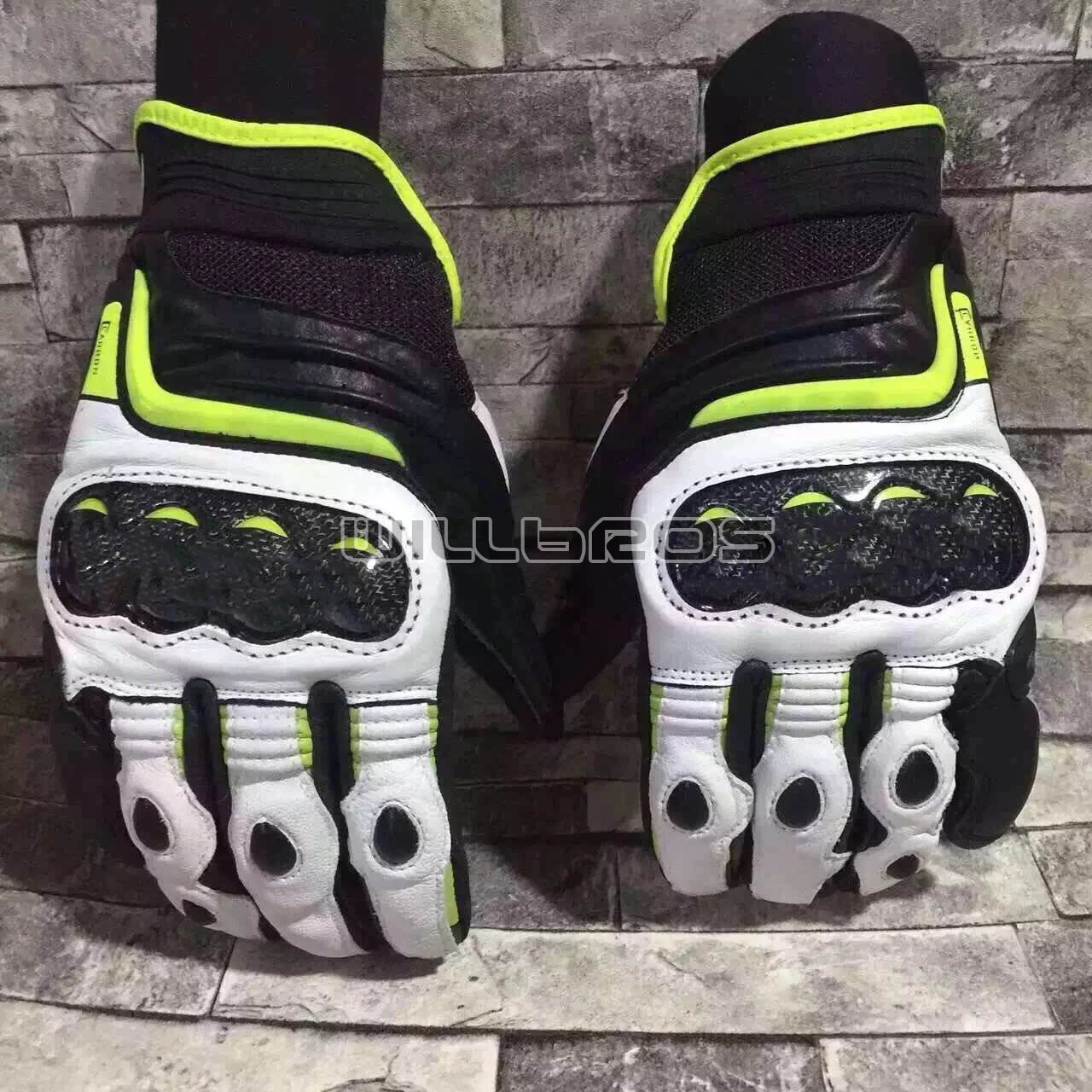 

Motorcycle Gloves Short Leather Guantes Motorbike Scooter Locomotive MTB Downhill Bike Enduro Outdoor Riding ATV Woman Men Luvas