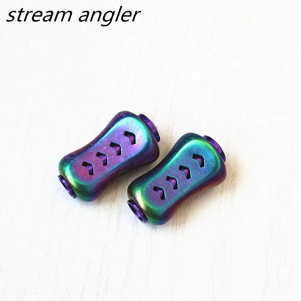 Ручки из нержавеющей стали красочные для Daiwa Baitcasting аксессуары ручек катушки STEEZ