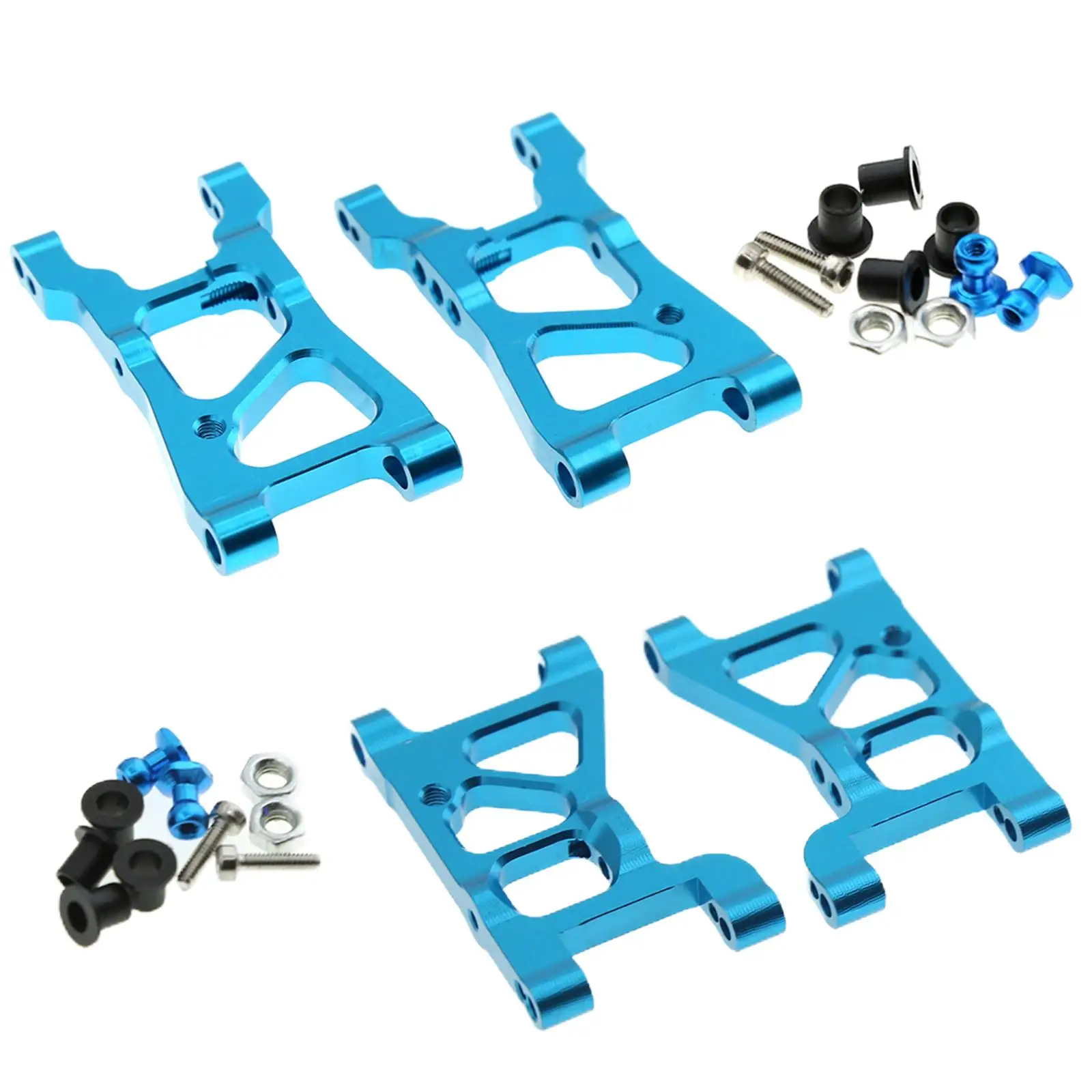 

Запасные части для радиоуправляемого автомобиля, электрические с винтами 1:10 1/10, Ремонт радио, прочный металлический синий комплект шасси д...