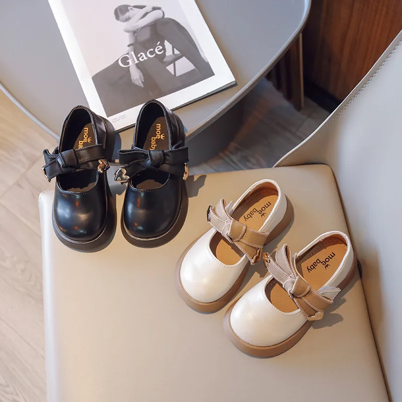 

Модные кожаные туфли на плоской подошве для девочек, корейские студенческие туфли с квадратным носком