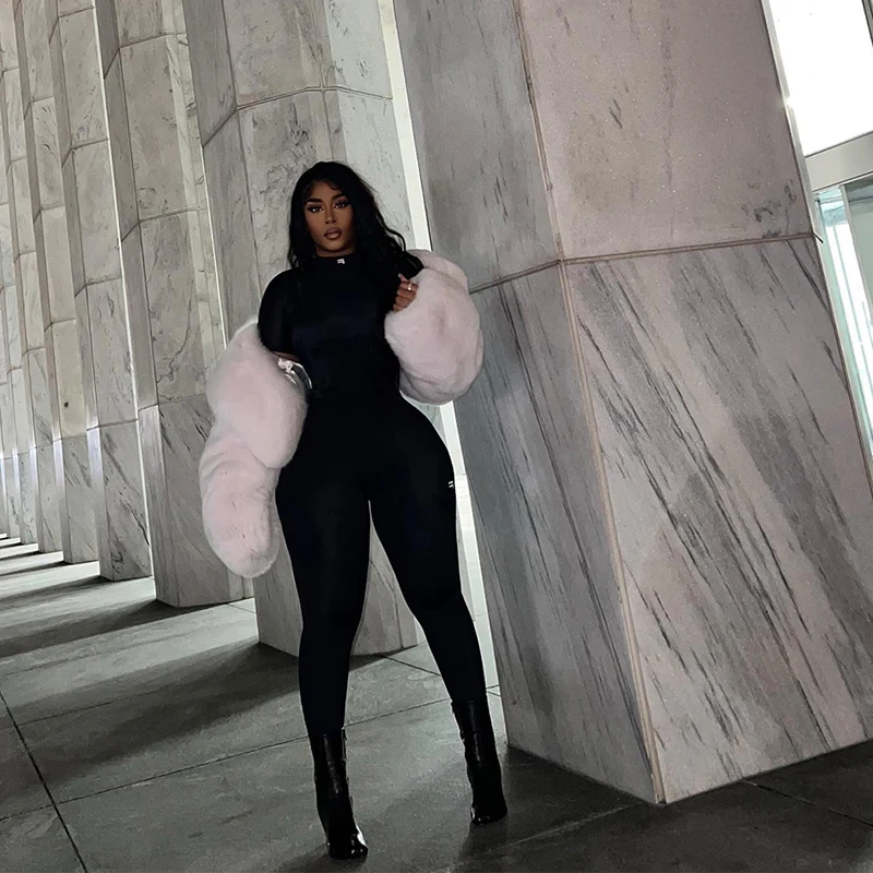 Natural Real Fox Fur Coat Women Winter New White Short Outertwear Luxury Long Sleeve Genuine Double -sided Fox Fur Jacket Female