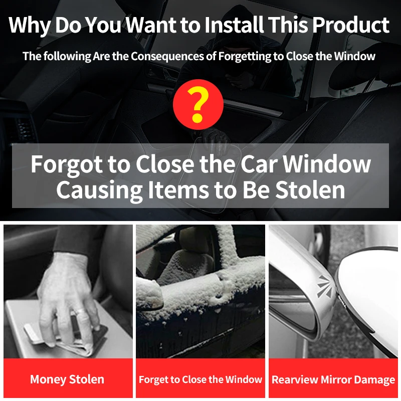 Автоматическое закрытое окно + дверной замок складной модуль OBD для зеркала