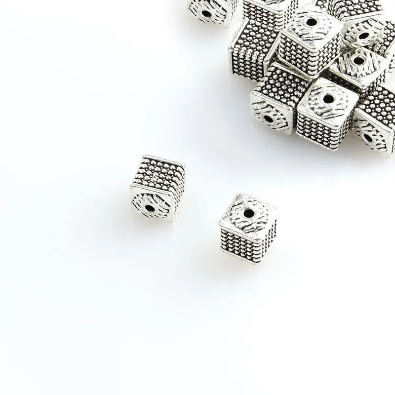10 шт. посеребренные бусины для изготовления ювелирных изделий