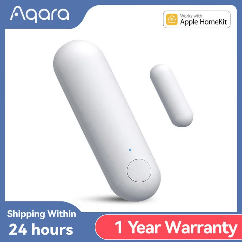 

Aqara Door And Window Sensor P1 Zigbee 3.0 Smart Home Wireless Security Induction Magnetic Smart Alarm System For Apple HomeKit